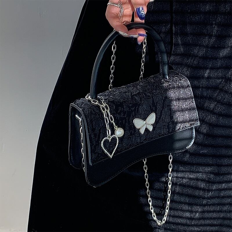 NICEの自制シリーズ】☆バッグ☆ ハット 蝶々 ショルダーバッグ 