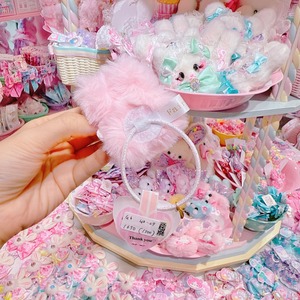 【G6】40-27モグモグちゃんクリームfaceヘアゴム