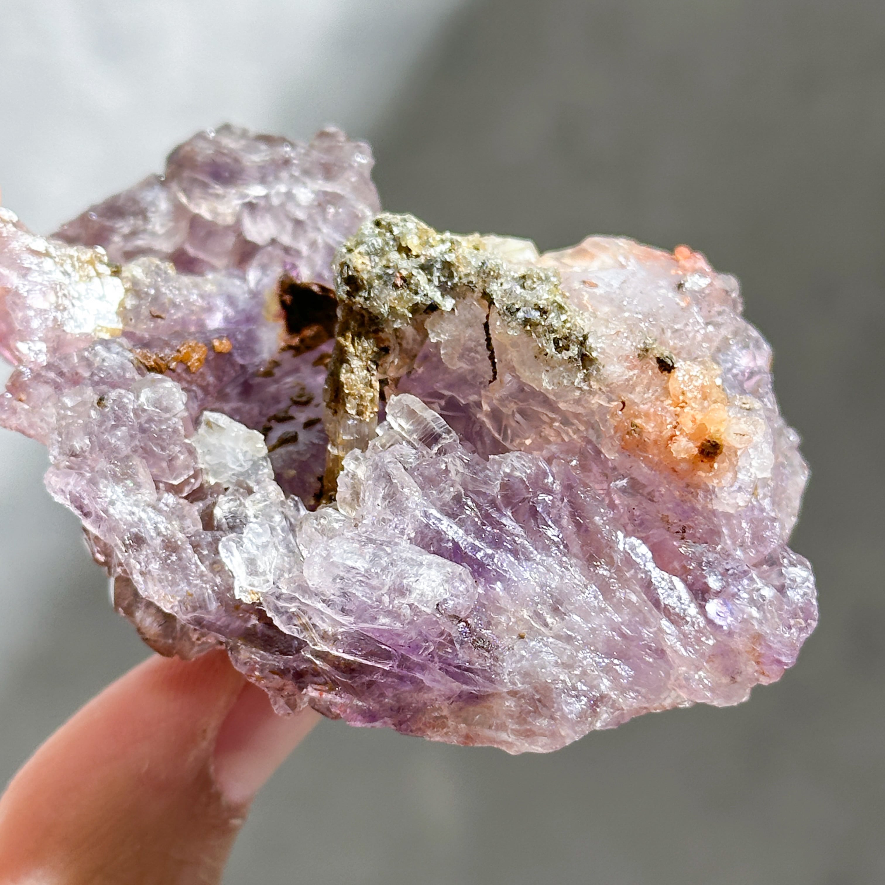 インド・カルール産アメジスト クラスター23◇ Amethyst ◇天然石