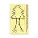 Tree sticker 5.3×10cm