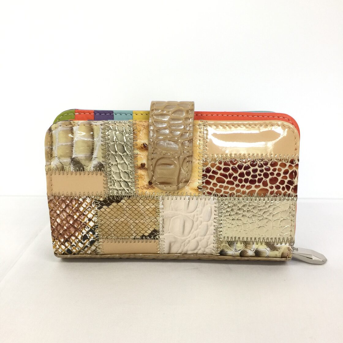 ミケランジェロ）MICHELANGELO ショート ラウンド ジップ 2つ折り 財布  