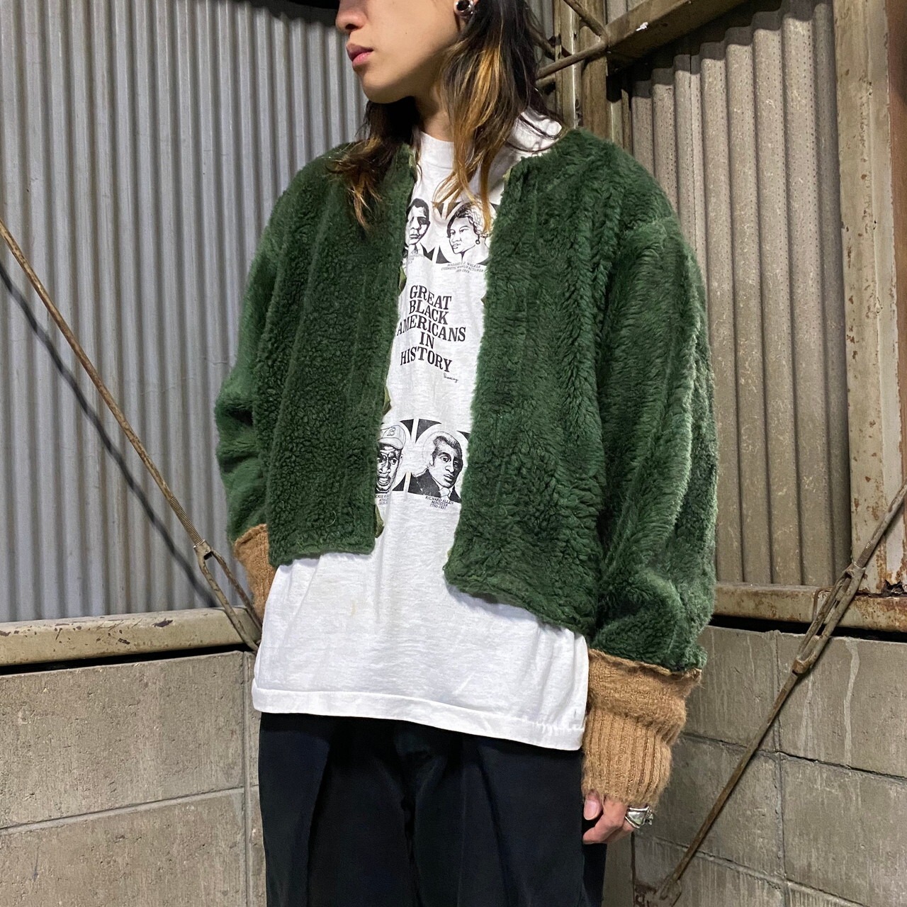 60年代 ビンテージ スウェーデン軍 ショート丈 ボアライナージャケット  