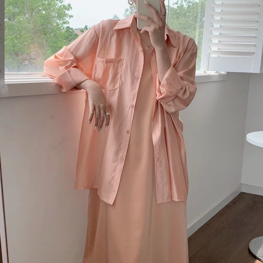 カラフル シャイニーシャツ AJ2205-622