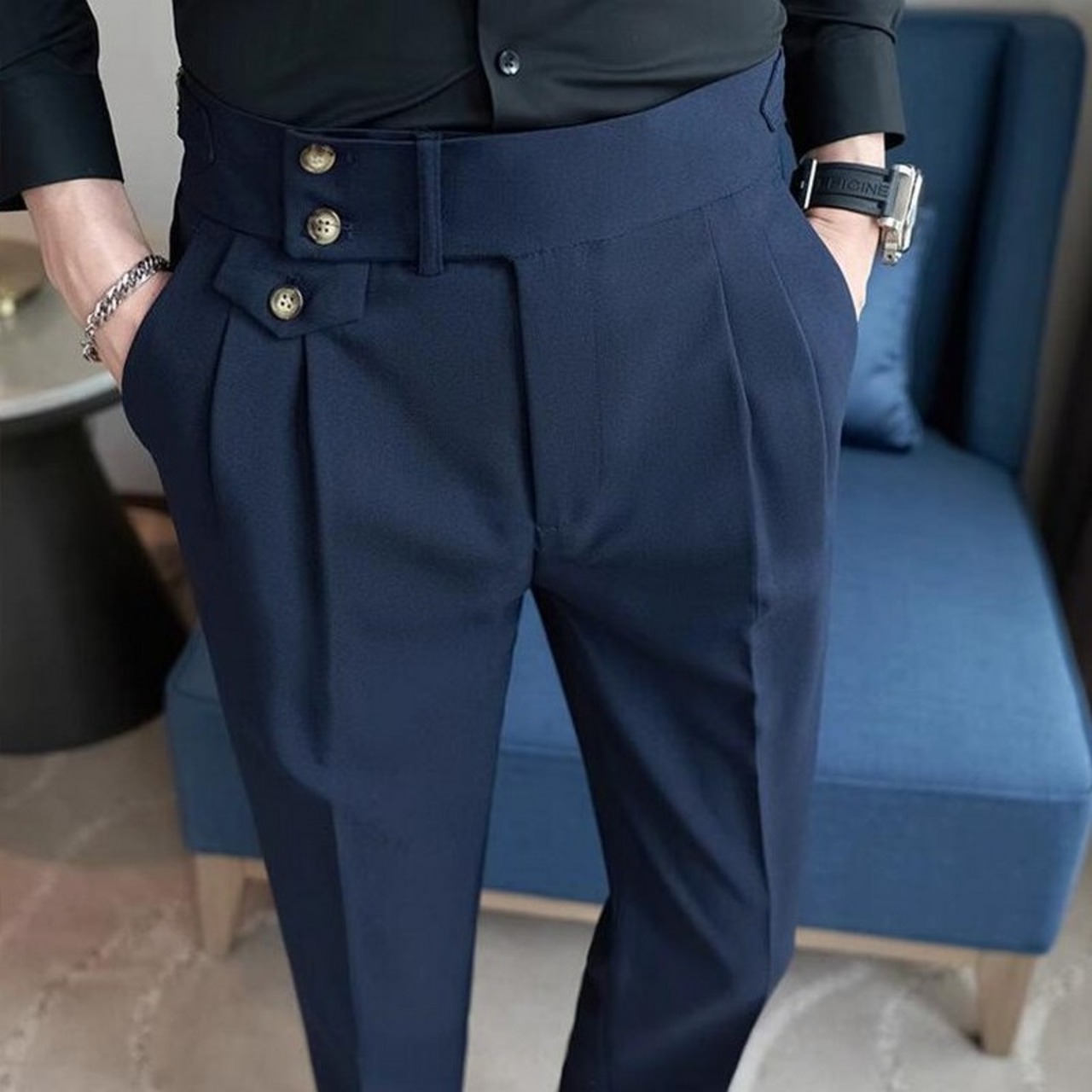 straight business suit pants 00243