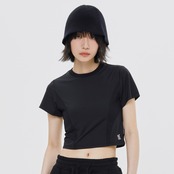 BASIC CROP SPORT JERSEY_BLACK