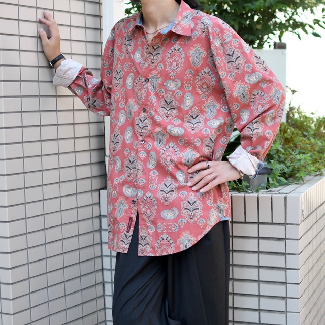 The Territory Ahead cotton paisley pattern shirt