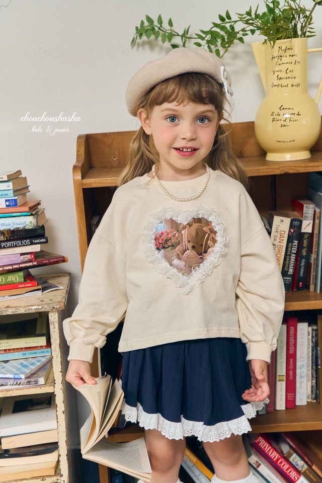 【予約/送料無料】CHOUCHOUSHASHA /Peach Sweatshirt