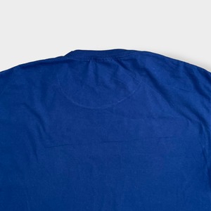 【PORT&COMPANY】99 ナンバリング プリント 半袖 Tシャツ L ネイビー アメカジ us古着