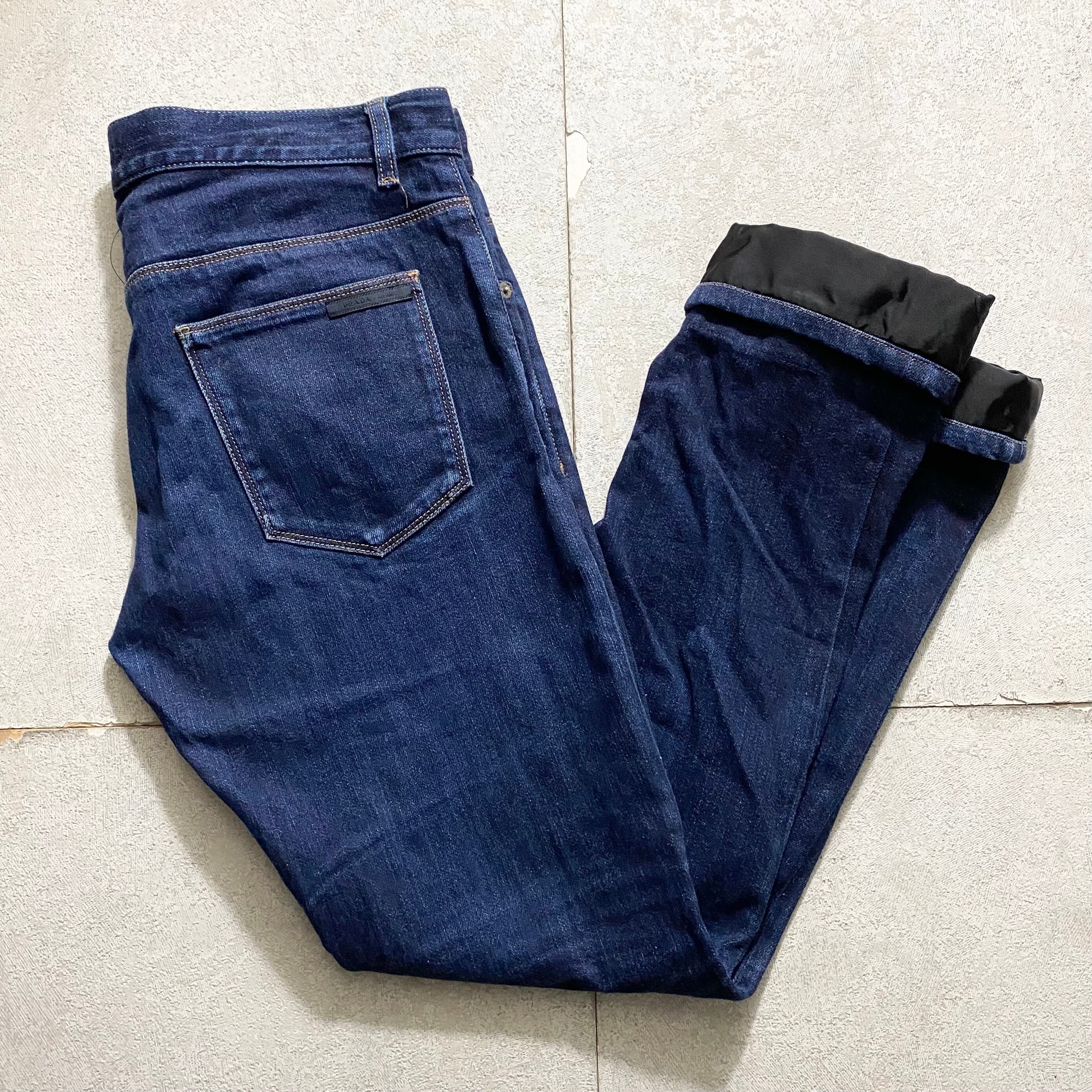 PRADA indigo denim pants | NOIR ONLINE