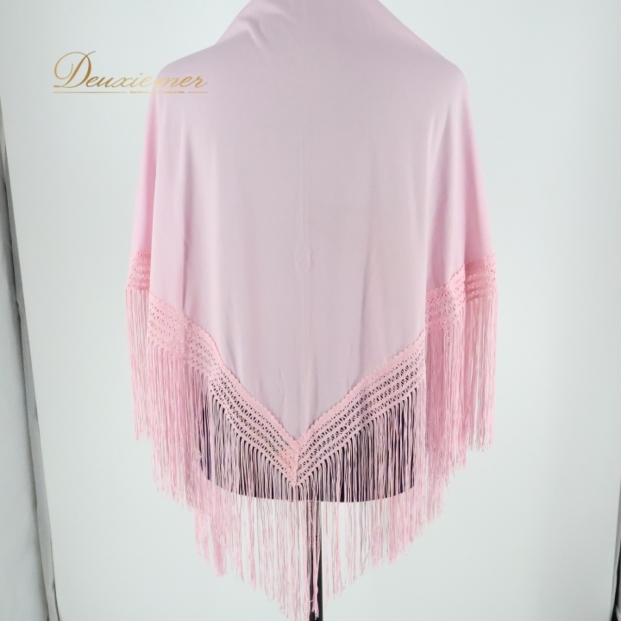 フラメンコ 衣装 シージョ ピキージョ 小物 ピンク系 薄ピンク 無地 シンプル トライアングル フレコ フリンジ 三角形 ダンス 練習 舞台 イベント フラメンコ用 シンプルデザイン おしゃれ フリンジ付き 練習用 かわいい 発表会用