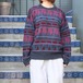 RETRO VINTAGE RETRO DESIGN KNIT/レトロ古着レトロデザインニット