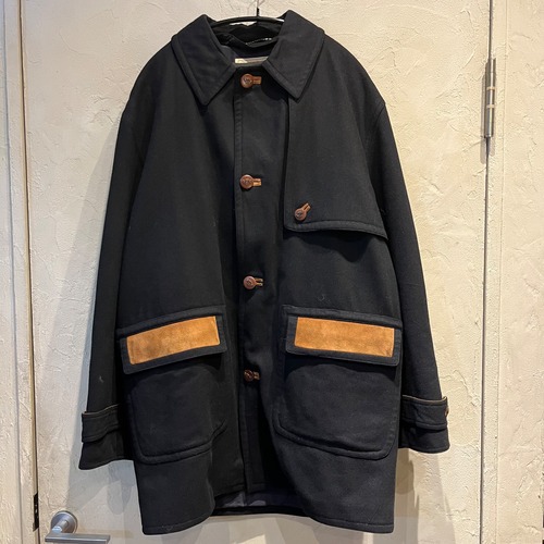 GUCCI グッチ Vintage Wool Coat SIZE44 ブラック【代官山04】