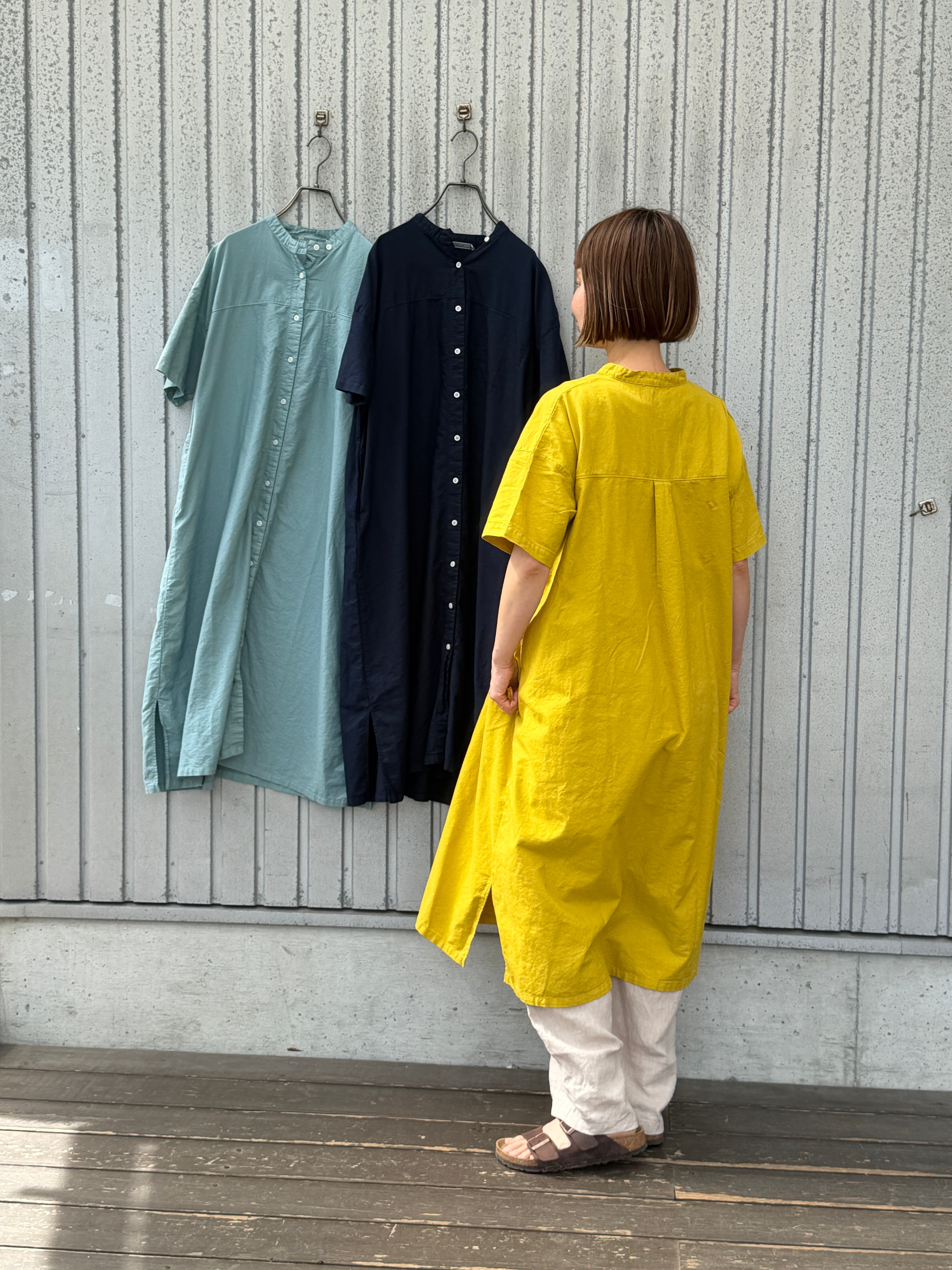 オックス日本製品染め前開きﾜﾝﾋﾟｰｽ/ sunvalley/SK5040265 | WACKY