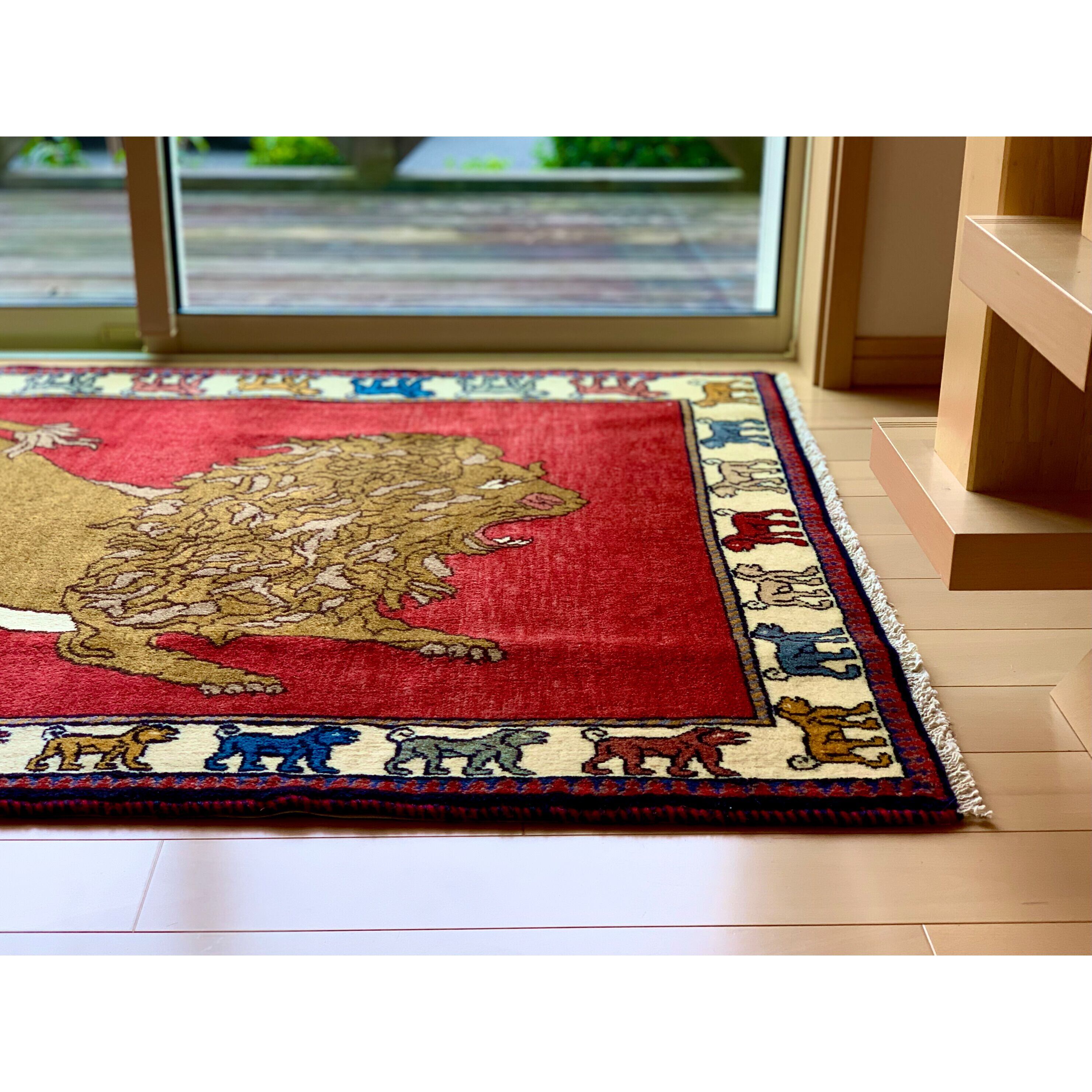 アートラグ ペルセポリスのライオンたち 280 | TONERI RUGs