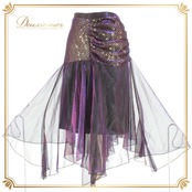 社交ダンス 衣装 スタンダード スカート レッスンウェア ブラック系 レッド系 パープル系 ブルー系 ゴールド系 青 赤 黒 金 紫 練習着 フレアスカート 社交ダンススカート 練習用スカート ダンスレッスン 競技 スタンダード用 スカート単品 タンブラー風 フリル風 裾広がり ひらひら オシャレ きれいめ 派手め 華やか 光沢感 シアー感 メッシュ風 裏地なし風 伸縮性あり ファスナー付き 裾 フリンジ風 カラフルカラー グラデーション風 鮮やか カラー切替 ブルーパープル レッドパープル 紫赤青