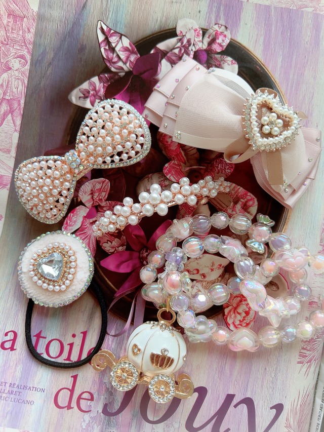 ＜one-off＞ビジューアクセテトリスBOX・ハート・