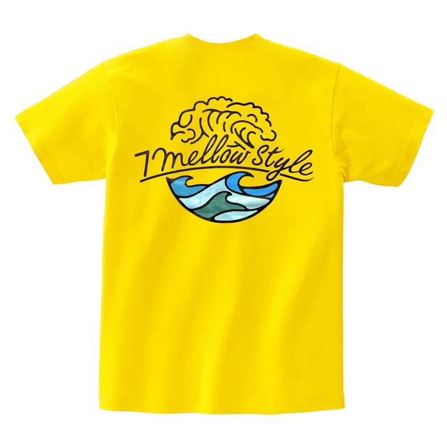 Big wave T-shirt　ビッグウェーブTシャツ／イエロー