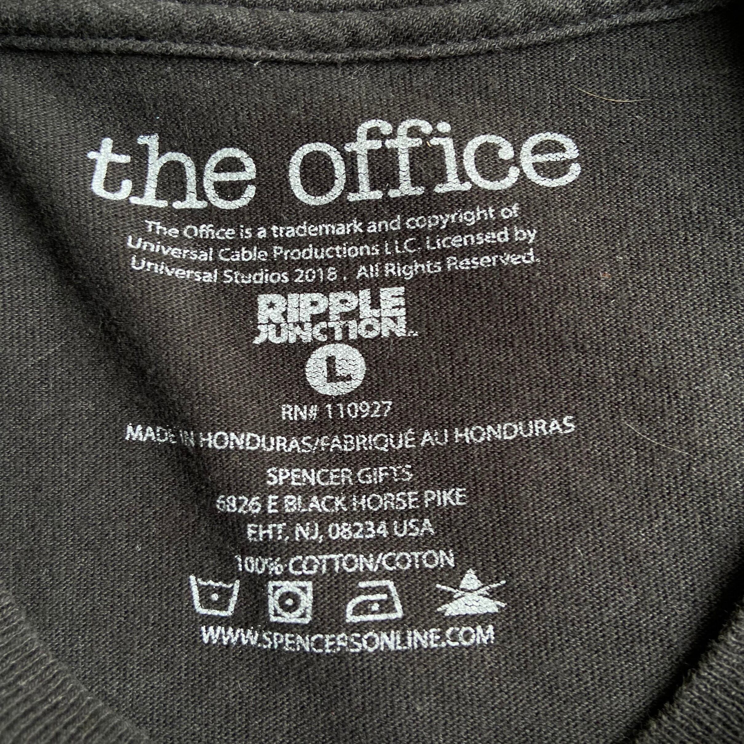 USA【アメリカ❗️】TシャツThe Office FALSEフォトプリント