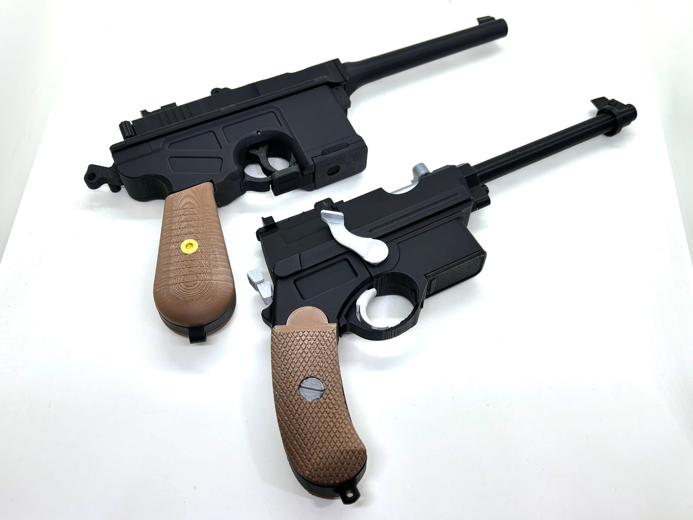 モーゼルC96、マンリッヒャーM1896レプリカモデル セット (機能、金属なし RE RED9 モーゼル C96 レプリカモデル(非金属、発射機能なし） - メルカリ