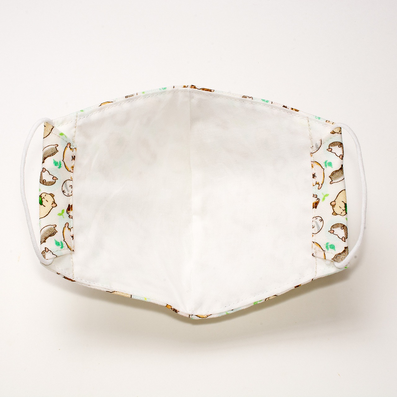 みんなが元気になるマスク 子供用 ハムスター ブルー 布マスク 日本製 立体 EJ-864B