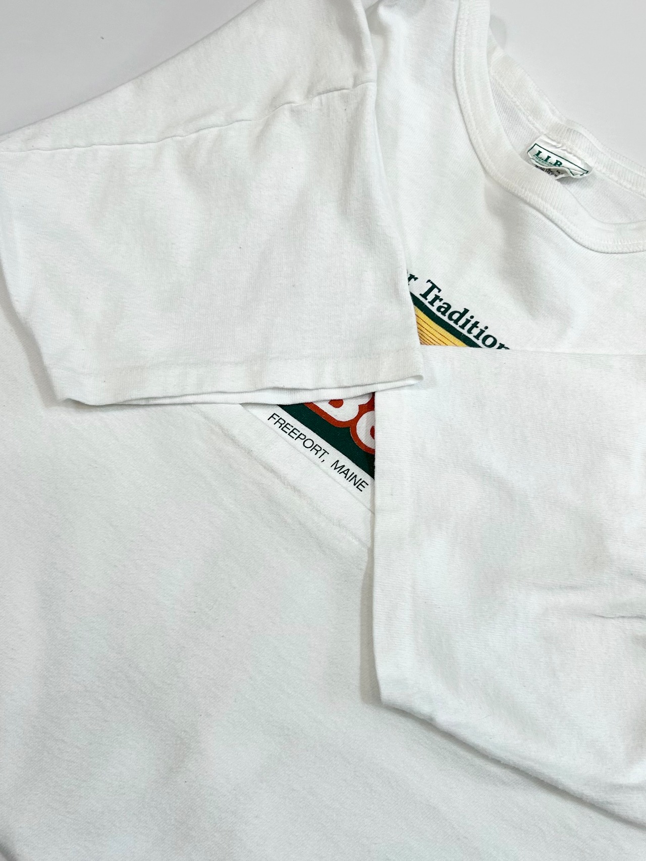 80s L.L.Bean×Champion W-NAME Tee MADE IN USA  Size XL