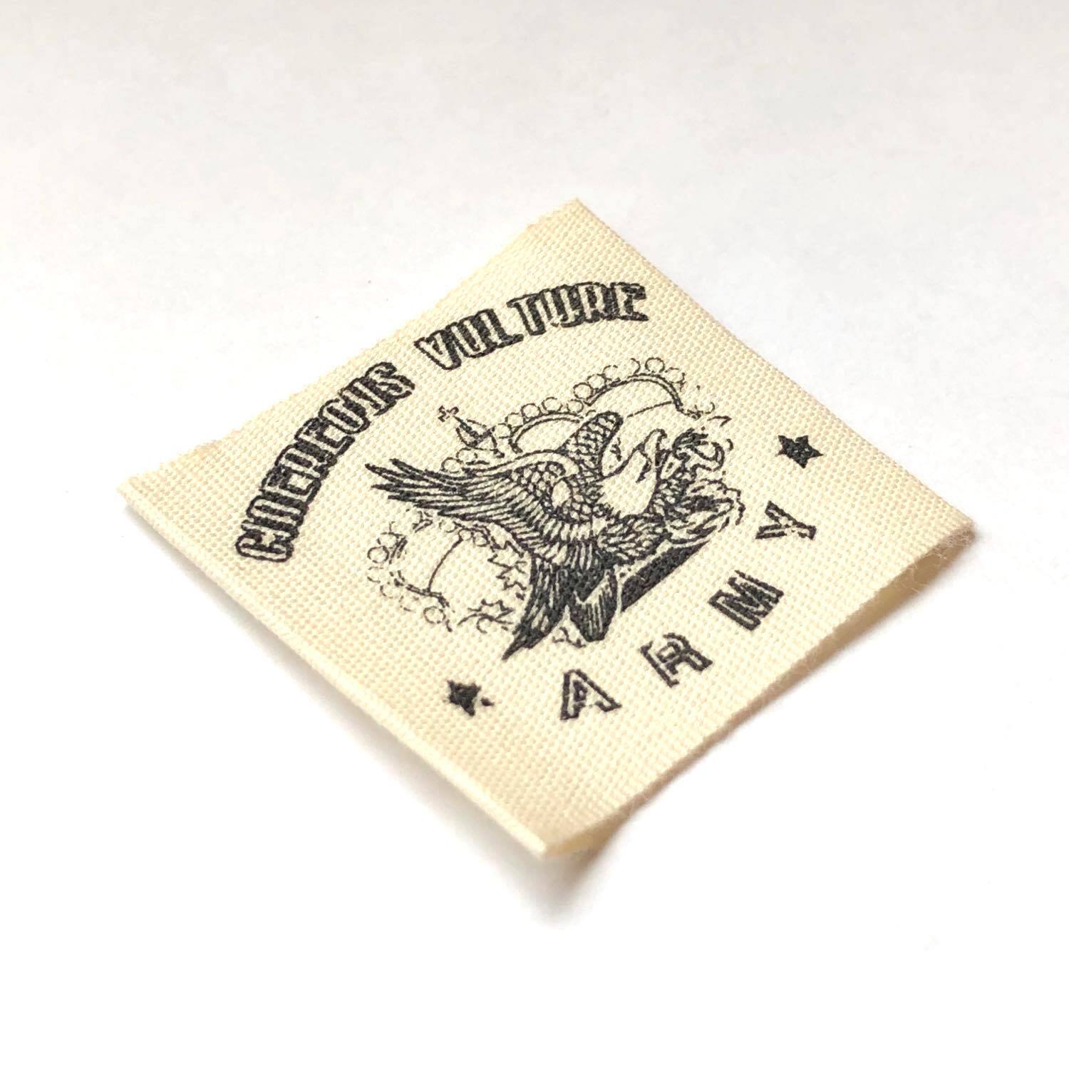 タカと王冠とARMYプリントのタグ | Dua-アクセサリーパーツショップ