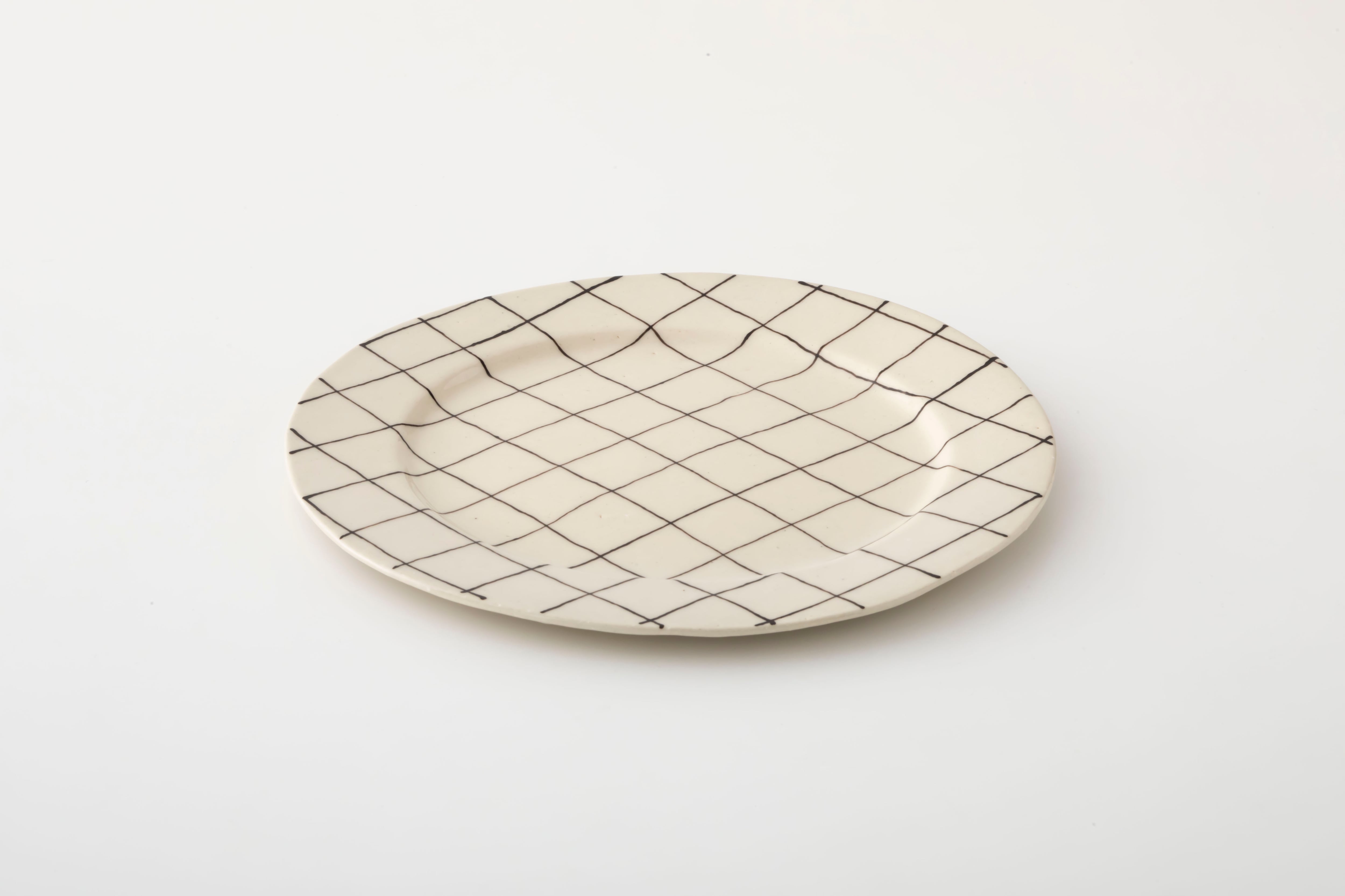 09> リムプレート：チェック (Black) / 中囿義光 | Community Store TO SEE