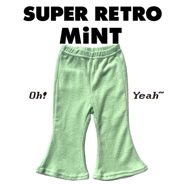 SUPER RETRO. Flare Pants / MINT