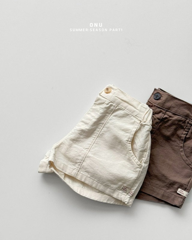 [ onu kids ] cotton twill pants