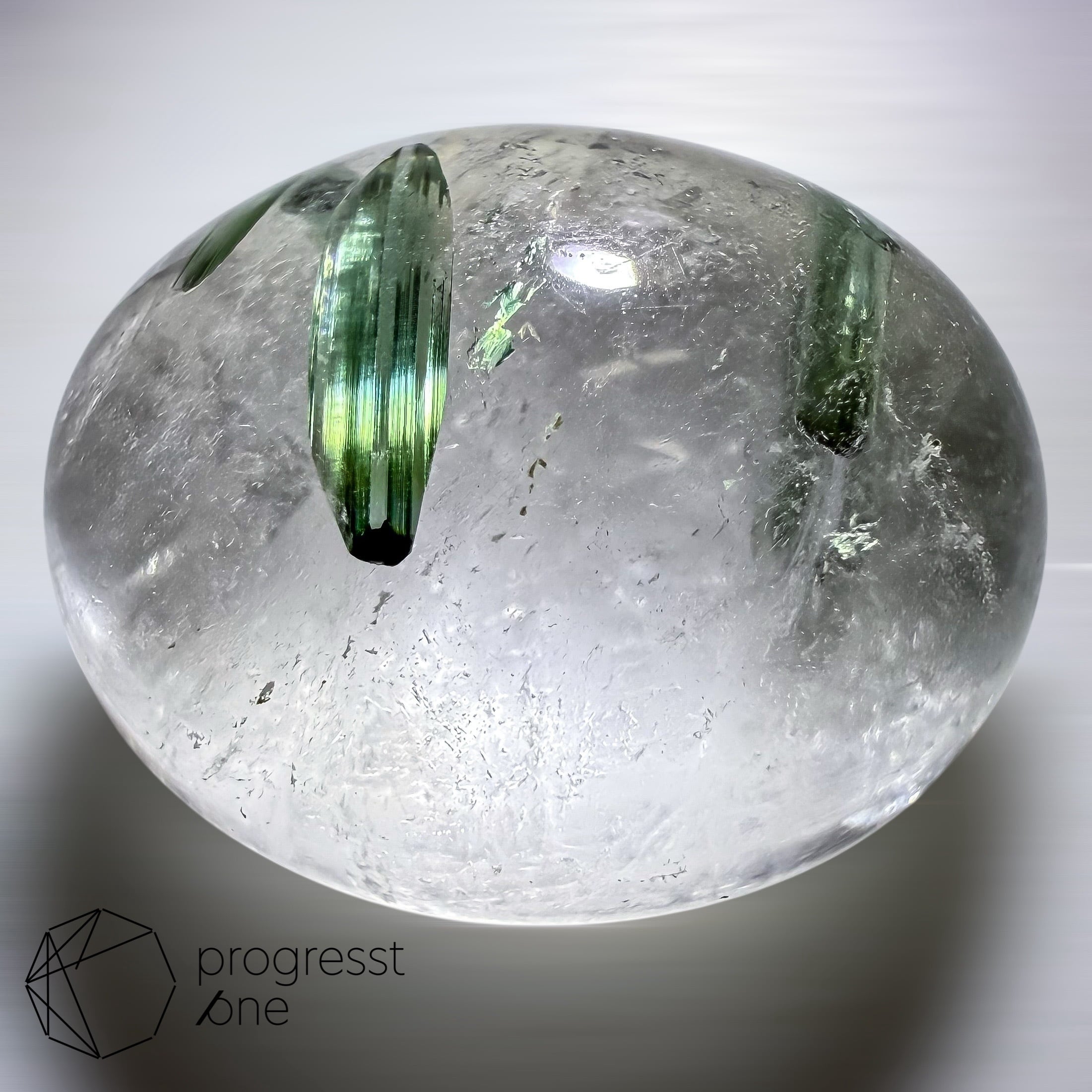 グリーントルマリンインクォーツ13.11ct | progresstone