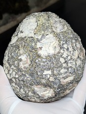 カルサイト/クォーツ　ジオードA　Mexico　AS91200122