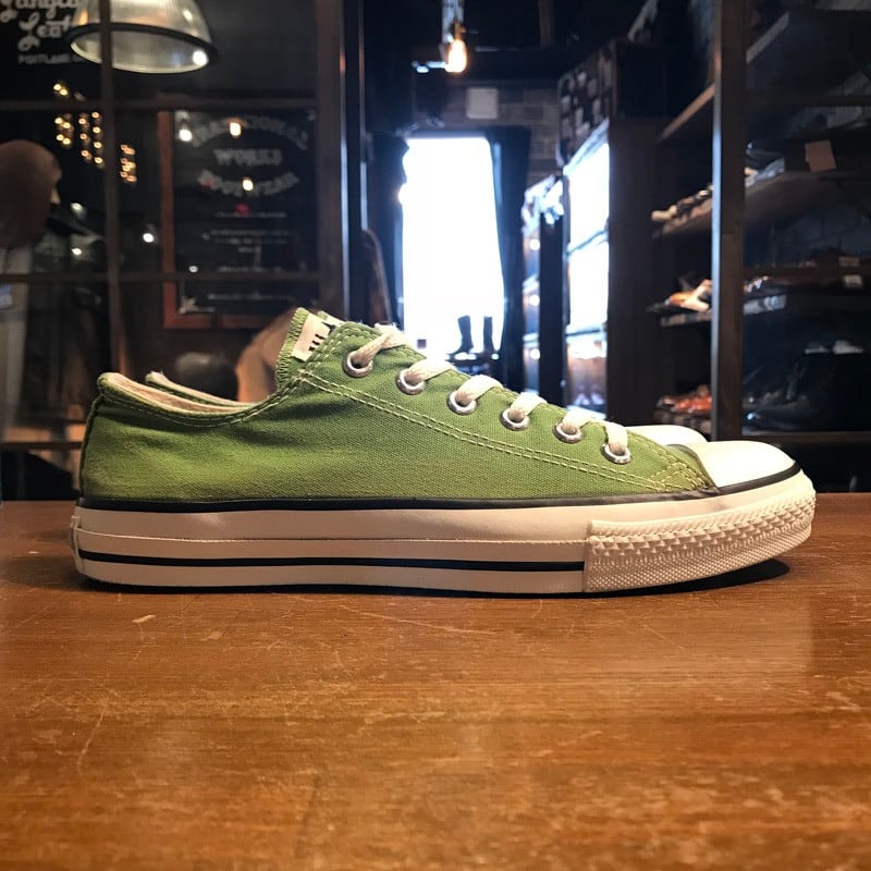 90's CONVERSE コンバース ALL STAR LOW バンブー BAMBOO GREEN 黄緑