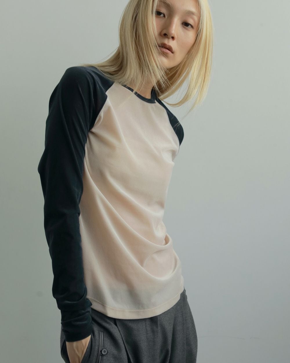 トップス Sheervelour Baseball T-shirts anuke 】Sheervelour Baseball T-shirts | valance 福井｜レディース