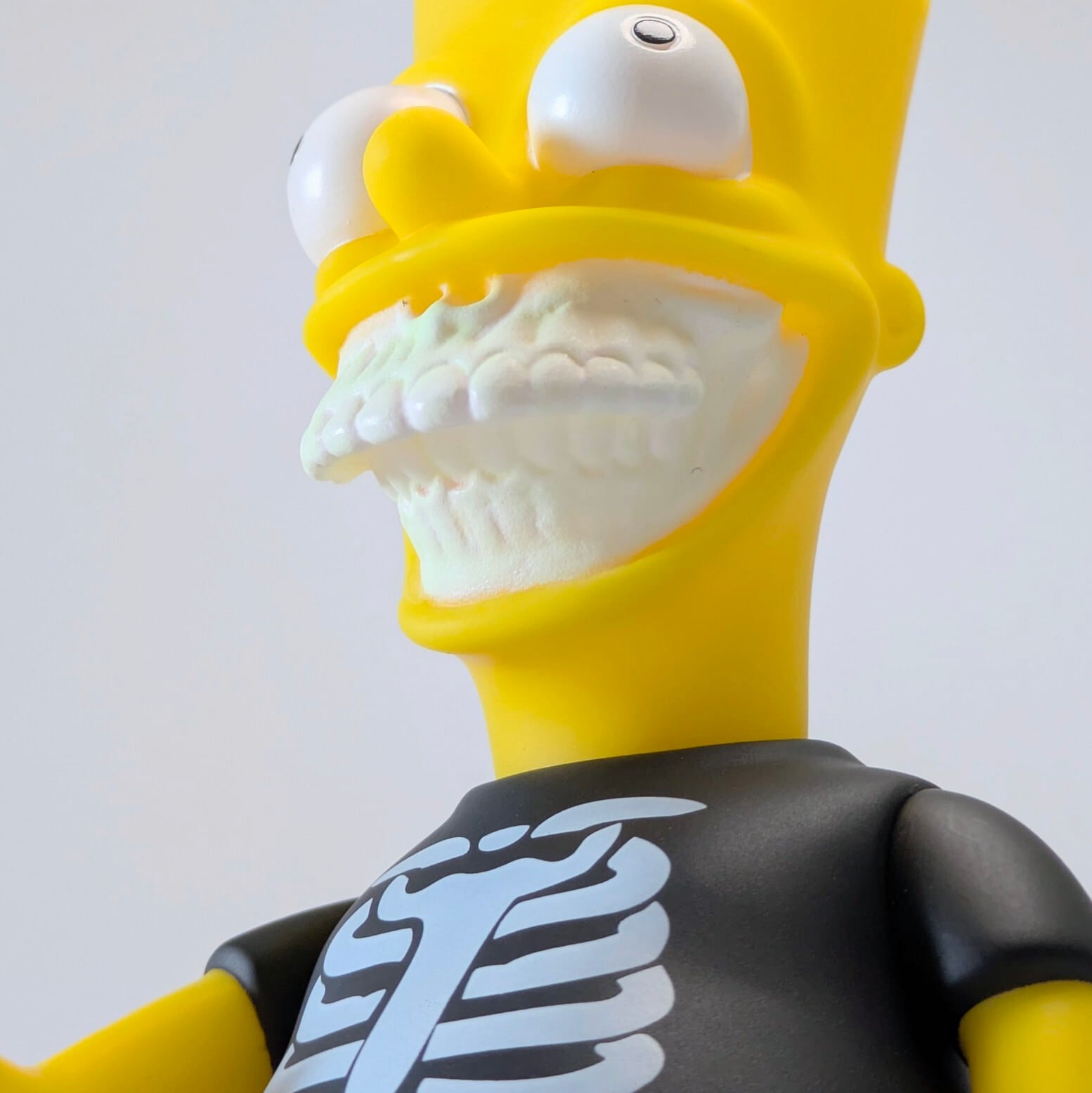 ♧【 The Simpsons（ザ シンプソンズ） 】バート・シンプソン / ソフビフィギュア / HORROR BART / BLACK〚アメリカン雑貨 アメトイ〛