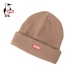 CHUMS チャムス ロゴ ショートニットキャップ ニット帽 ビーニー メンズ レディース アクリル フリーサイズ 051402 BEIGE