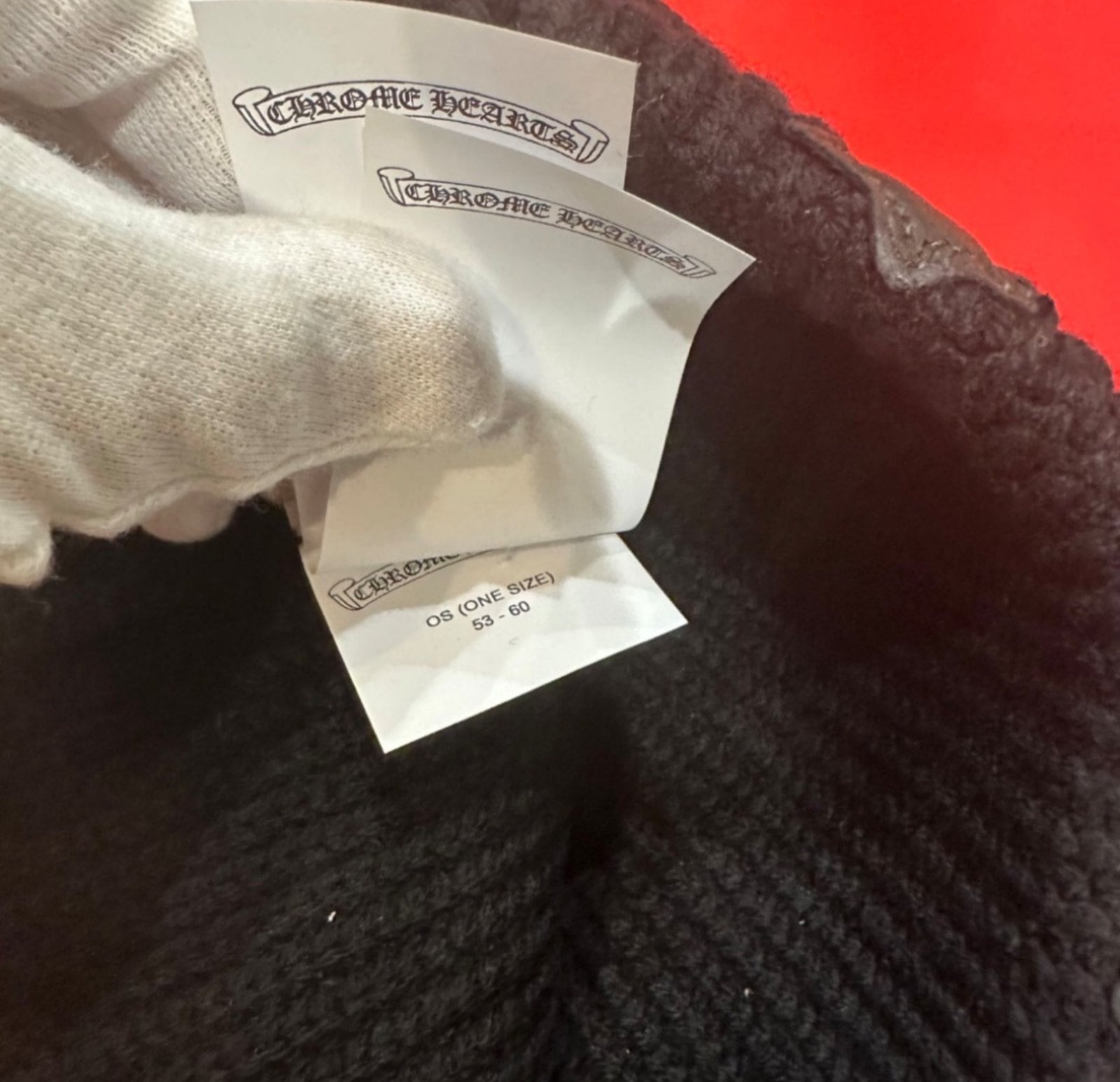 CHROME HEARTS クロムハーツ カシミヤ クロスパッチ クロスボール