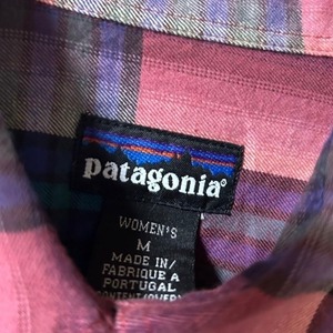 【90s・Portugal製】Patagonia マルチカラーチェックシャツ（WOMEN’S M）