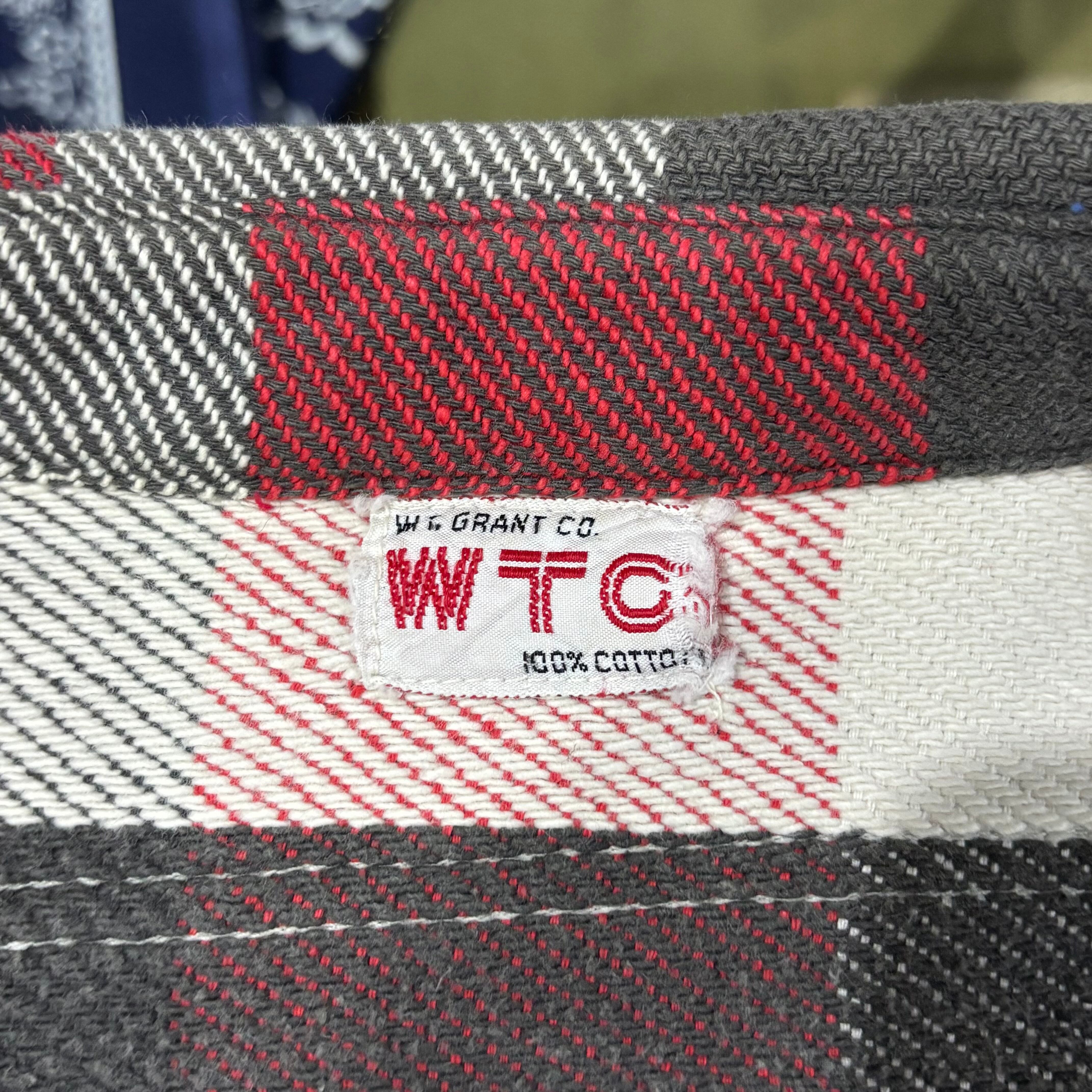 60s【W.T.GRANT】L/S Flannel Shirt | the Holic vintage clothing