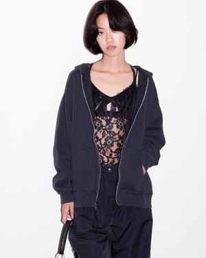 2000s zip-up sweat hoodie