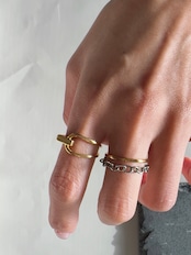 original double design ring