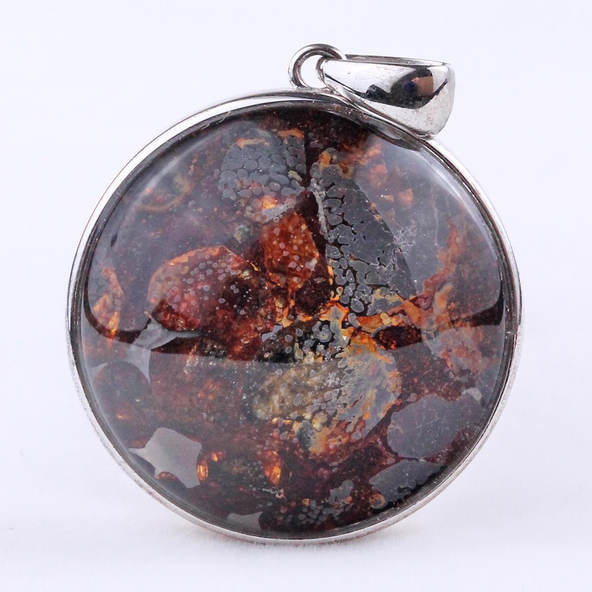 パラサイト隕石 ペンダント 一点物  112-9117