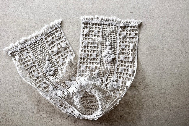 フランス 134c 二人の葡萄たちによる白さのレーステーブルセンター  ヴィンテージ