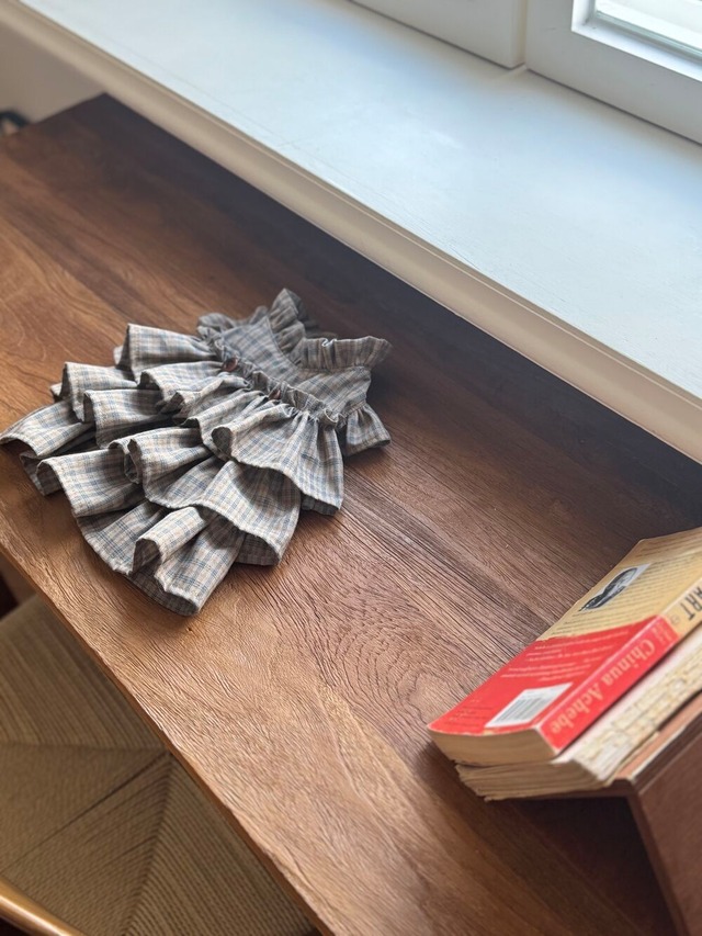 予約   【loreieidog】  Amelie check dress