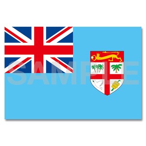 世界の国旗ポストカード ＜オセアニア＞ フィジー共和国 Flags of the world POST CARD ＜Oceania＞ Republic of Fiji