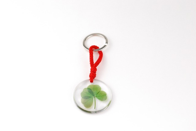 カレドトレフル ROPE RING KEY HOLDER rougeレッド（CA113.14RD）