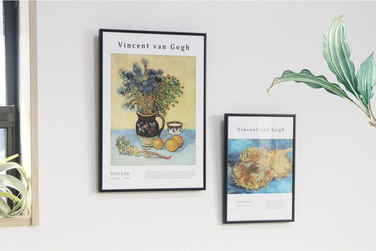 スリムポスターフレーム [40×50] 400×500mm アルミ製 軽量 細い縁 ブラック ホワイト 額縁 ポスターパネル - 4