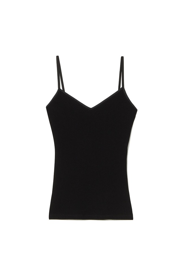 [LE17SEPTEMBRE] BASIC RIBBED TANK TOP [BLACK]  正規品 韓国ブランド 韓国通販 韓国代行 韓国ファッション LE 17 SEPTEMBRE ル 17 セプテンバー le 917韓国 店舗