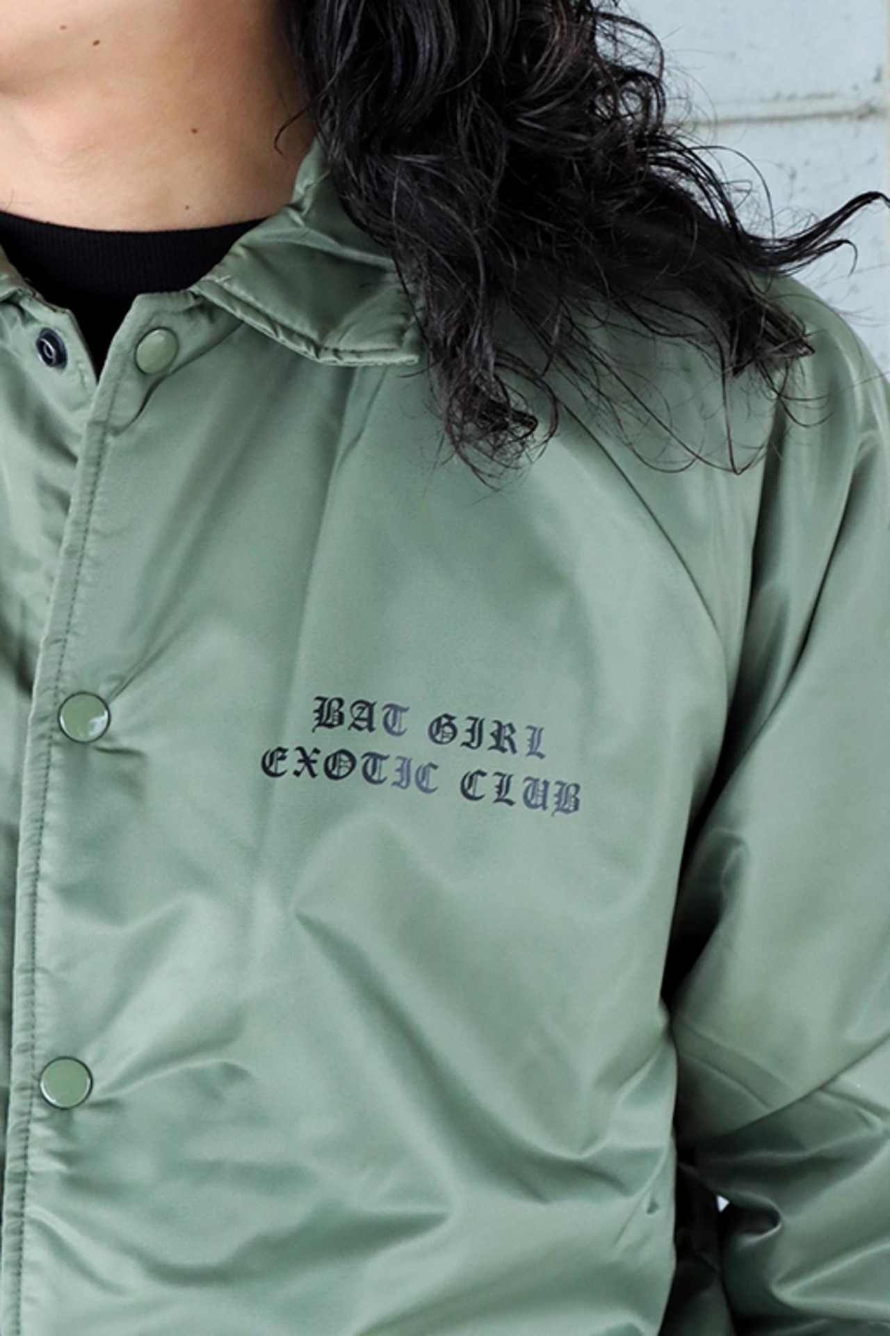 SLINK(スリンク) "BAT GIRL EXOTIC CLUB Boa Coach Jacket"(KHA)