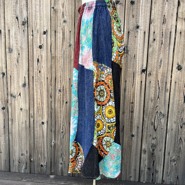 パッチワークスカート