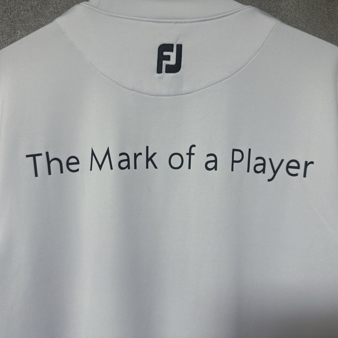 メンズ】FootJoy フットジョイ ビッグロゴ モックネック シャツ